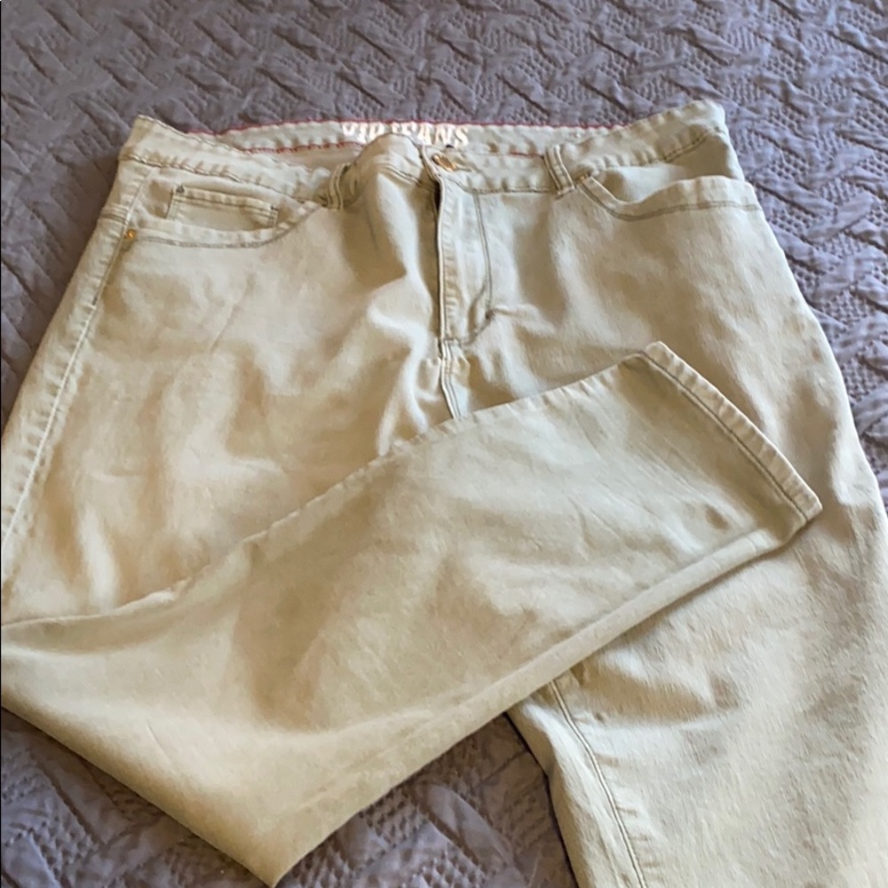 Olive green jeggings size 22